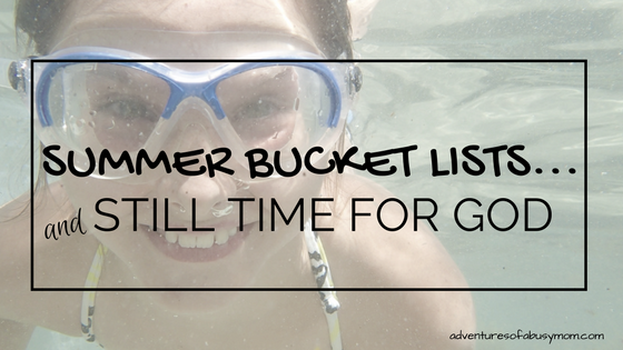 Summer Bucket Lists